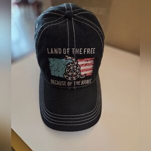 Black Patriotic Baseball Cap By Buick 8 Wear Adjustable